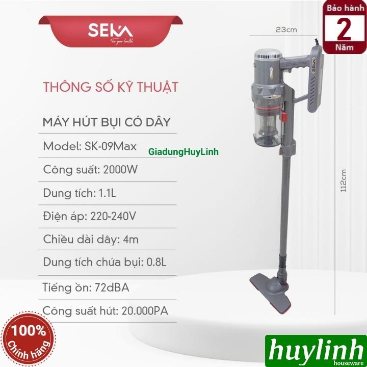 Máy hút bụi cầm tay có dây Seka SK-09 MAX - 2000W 3