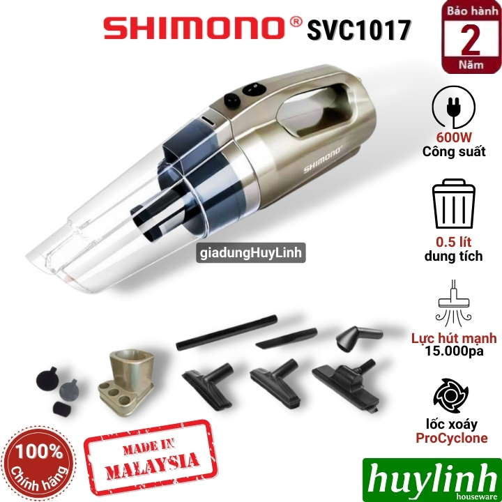 Máy hút bụi cầm tay Shimono SVC1017 - Malaysia