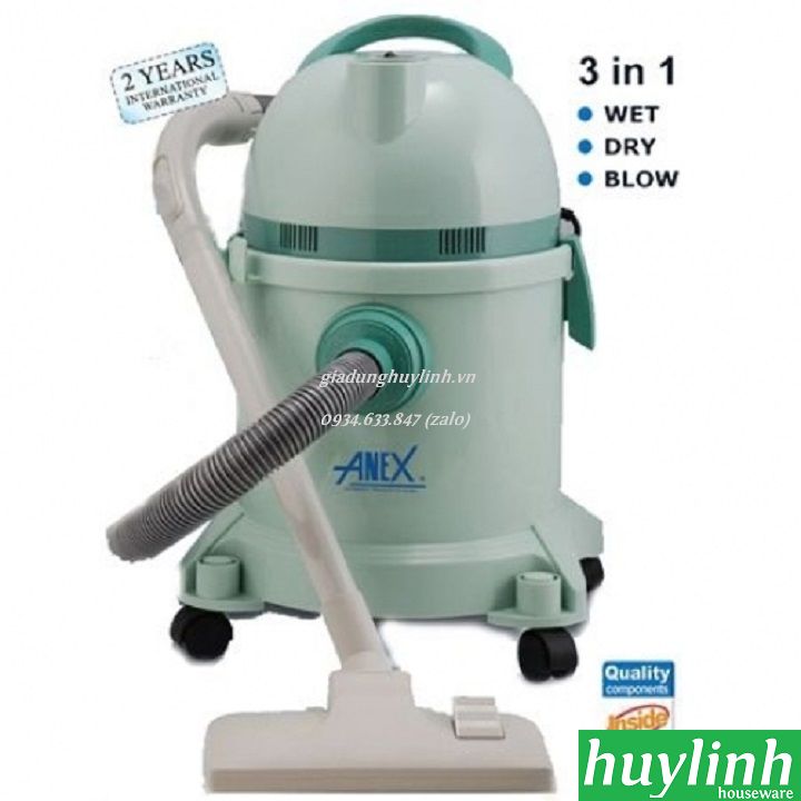 Máy hút bụi khô và ướt Anex AG1098 - 23 lít 2