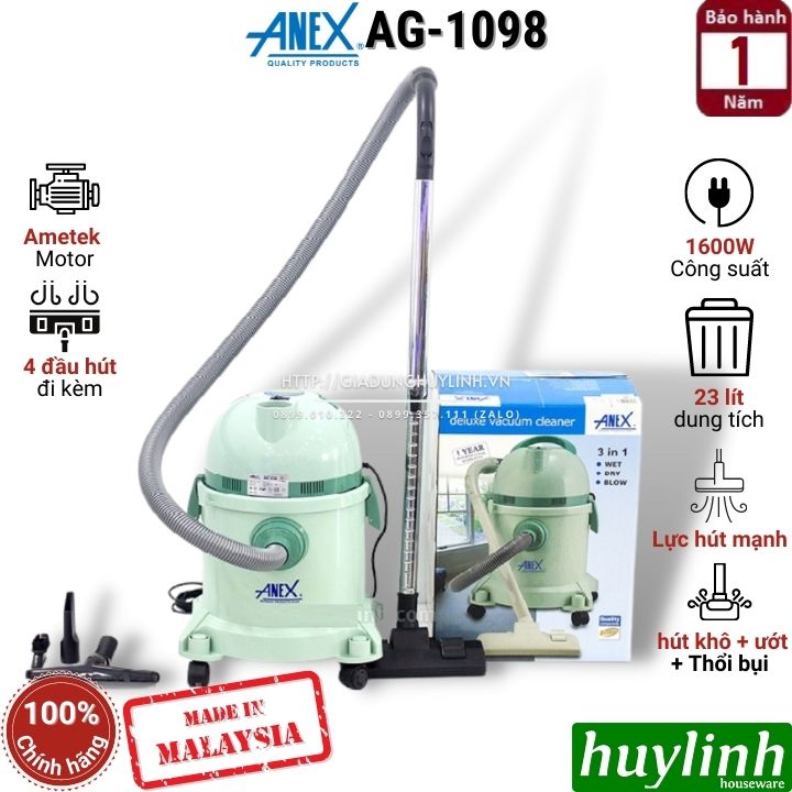 Máy hút bụi Anex AG-1098