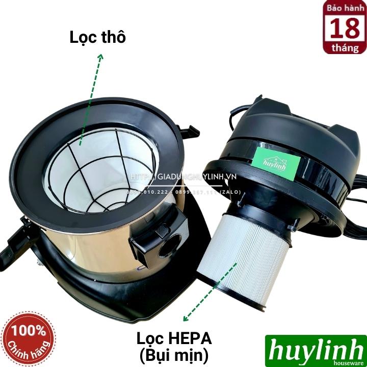 Máy hút bụi công nghiệp khô và ướt Clepro S1/15 - 15 lít 5