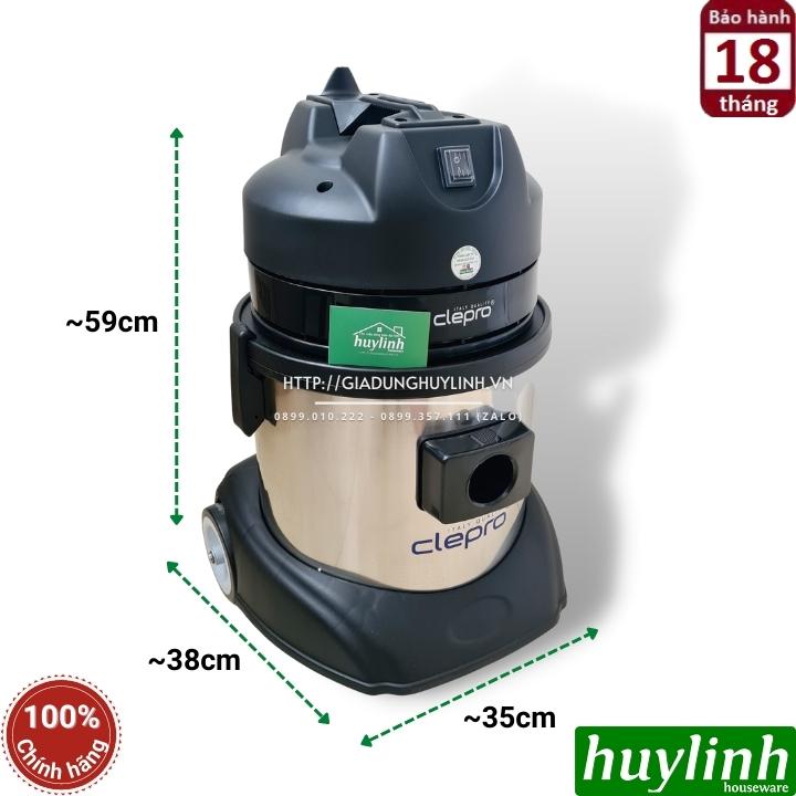 Máy hút bụi công nghiệp khô và ướt Clepro S1/15 - 15 lít 2