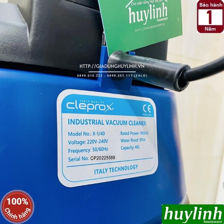 Máy hút bụi công nghiệp khô và ướt CleproX X1/40 - 30 lít 7