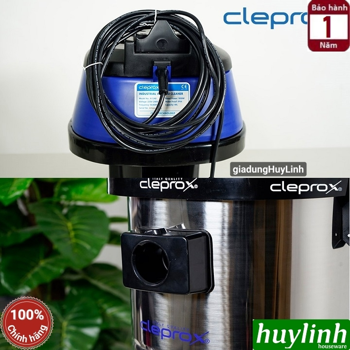Máy hút bụi công nghiệp khô và ướt CleproX X2/70 - 70 lít - 3600W 5