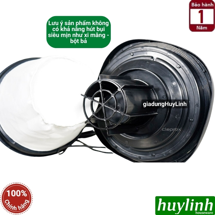 Máy hút bụi công nghiệp khô và ướt CleproX X2/70 - 70 lít - 3600W 6