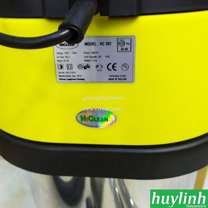 Máy hút bụi Hiclean HC301 - 30 lít 5