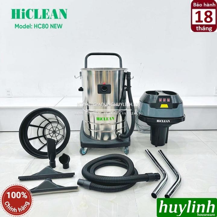 Máy hút bụi công nghiệp HiClean HC80 new 2020 - 80 lít - Công suất 4200W 3