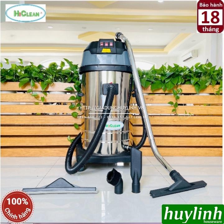 Máy hút bụi công nghiệp HiClean HC80 new 2020 - 80 lít - Công suất 4200W 4