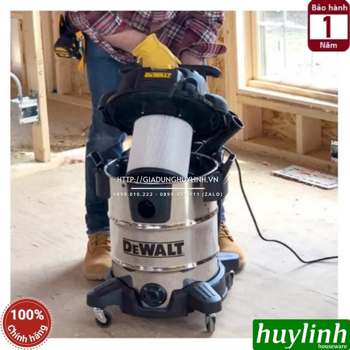 Máy hút bụi 3 chức năng Dewalt DXV30S – 30 lít - Hút bụi khô - Ướt - Thổi bụi 3