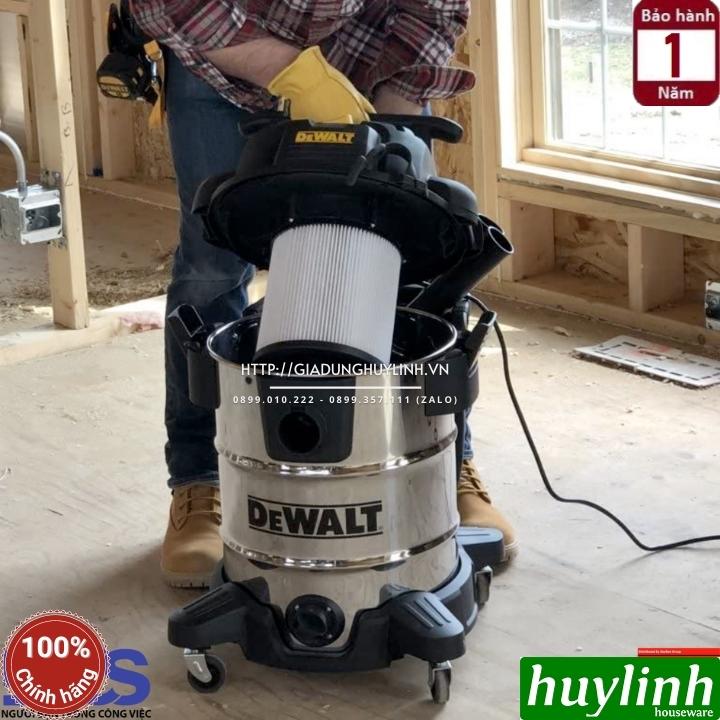 Máy hút bụi 3 chức năng Dewalt DXV38S – 38 lít - Hút bụi khô - Ướt - Thổi bụi 3