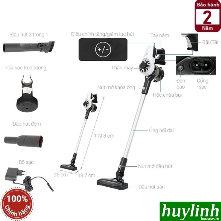 Máy hút bụi không dây dùng pin Electrolux EFP31212 - 2 trong 1 - pin 2000mAh 2