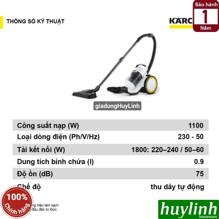 Máy hút bụi Karcher VC3 Plus - 1.198-127.0 3