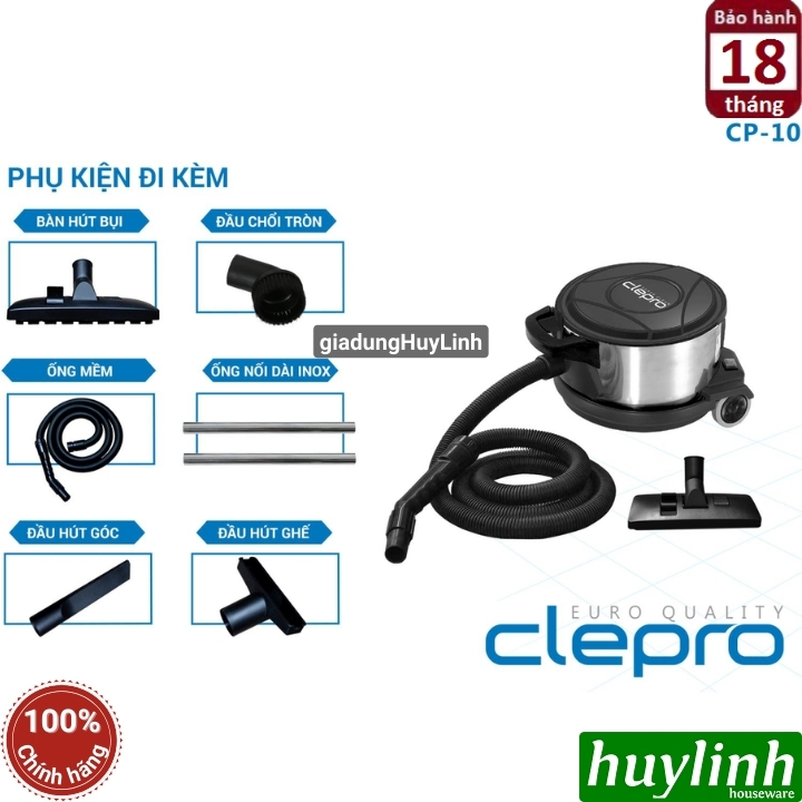 Máy hút bụi công nghiệp Clepro CP-101 2