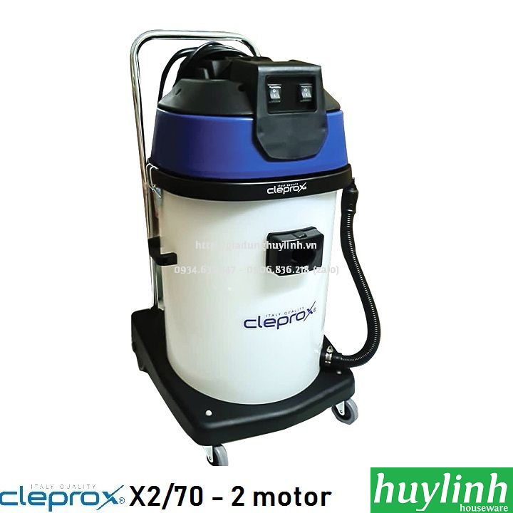 Máy hút bụi công nghiệp khô và ướt CleproX X2/70 - 70 lít 2