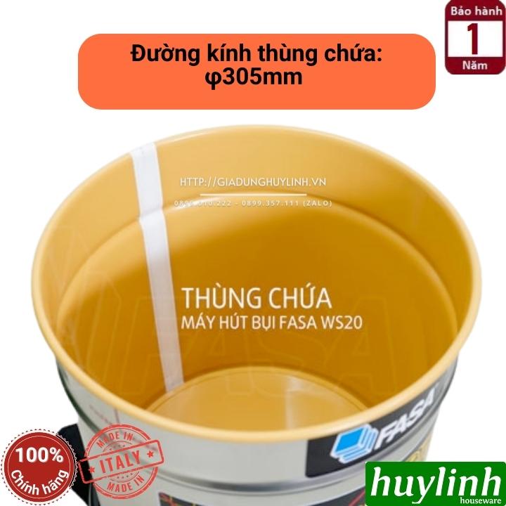 Máy hút bụi 3 chức năng Fasa WS20 - Dung tích 20 lít - Made in Italy 2