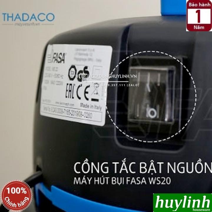 Máy hút bụi 3 chức năng Fasa WS20 - Dung tích 20 lít - Made in Italy 5