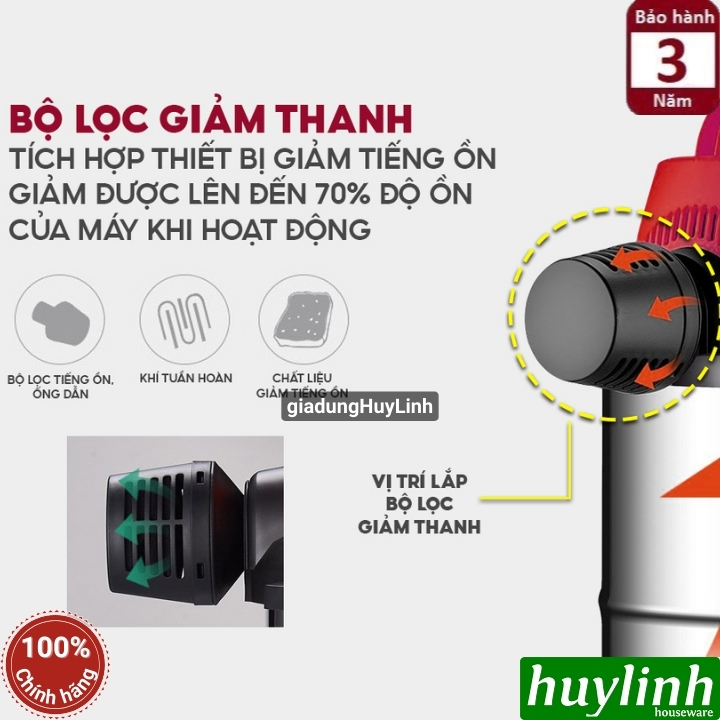 Máy hút bụi khô - ướt - thổi bụi FujiHome VC18 - 18 lít - Motor italy lõi đồng 6