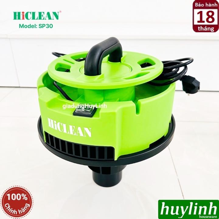 Máy hút bụi Khô và Ướt HiClean SP30 - 30 lít - 1500W - Thùng nhựa 4