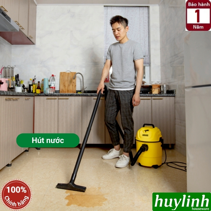 Máy hút bụi Karcher WD1 Classic - 3 chức năng hút bụi khô - ướt và thổi bụi 4
