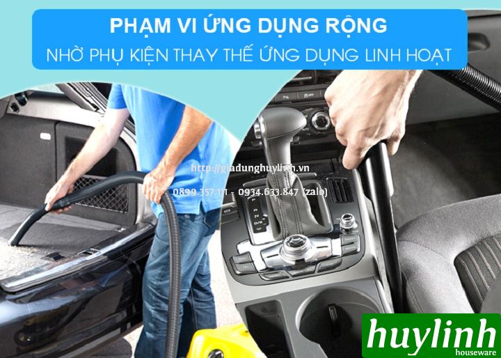 Máy hút bụi khô và ướt Karcher WD2 Cartridge - Tặng kèm bộ 5 túi lọc bụi trị giá 290.000 5