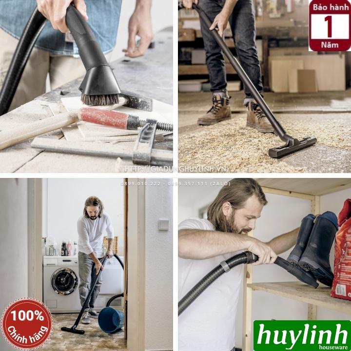 Máy hút bụi khô và ướt Karcher WD3P V - Dung tích 17 lít - Made in Romania 4