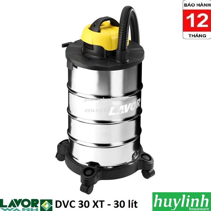Máy hút bụi Lavor DVC 30 XT - 30 lít