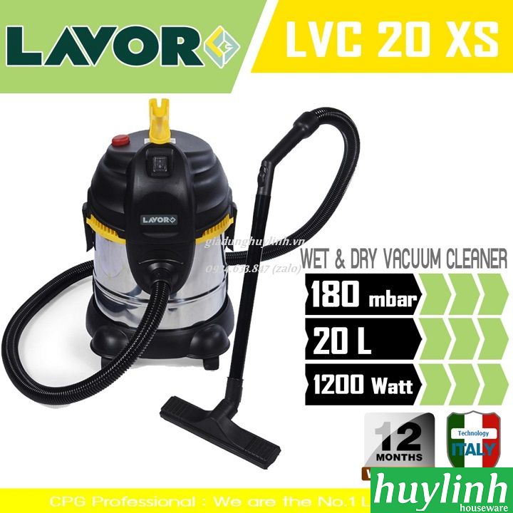 Máy hút bụi Lavor LVC 20 XS - 20 lít 5