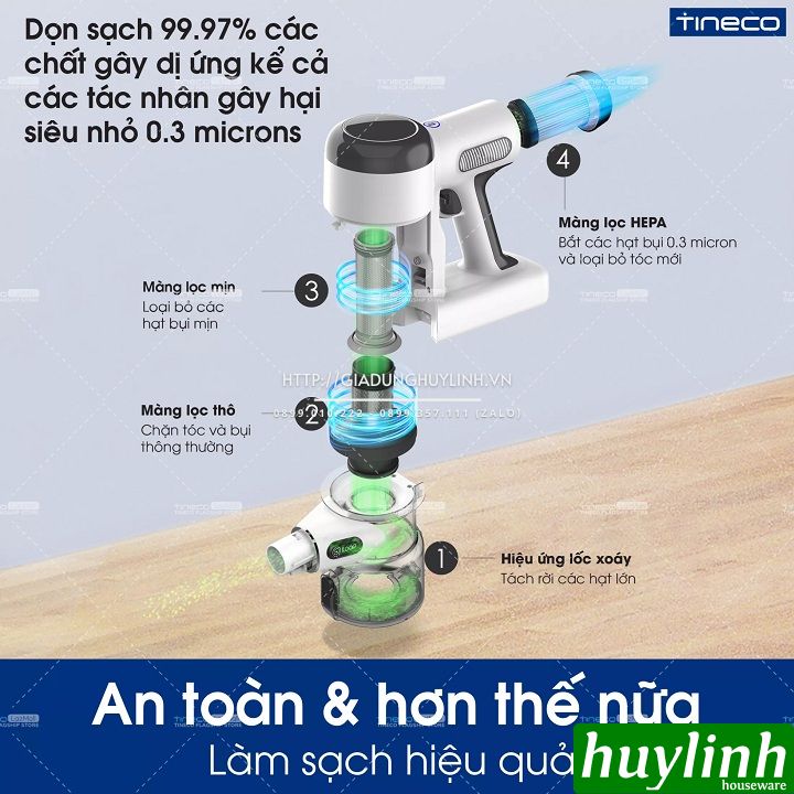 Máy hút bụi không dây thông minh Tineco Pure One X 2