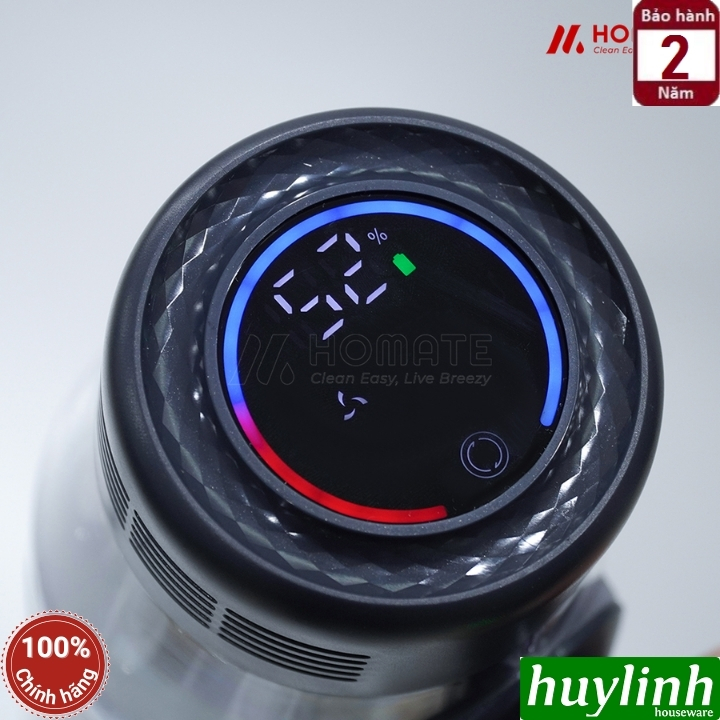 Máy hút bụi không dây dùng pin Homate M550D - 500W - pin 2500mAh 6