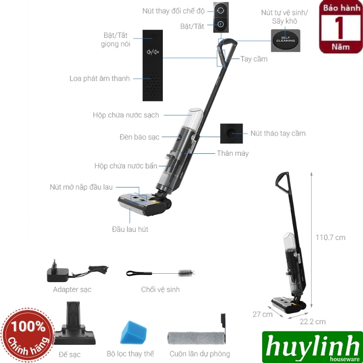 Máy hút bụi lau sàn Comfee CXC05APGY 2