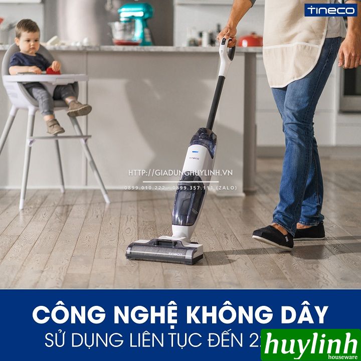 Máy hút bụi lau sàn dùng pin Tineco iFloor 2 5