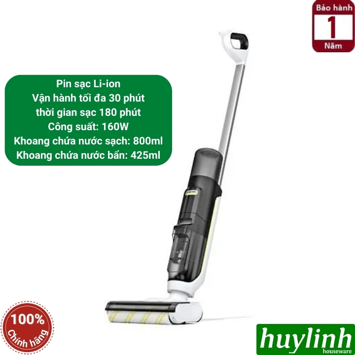 Máy hút bụi lau sàn dùng pin Karcher FCV3
