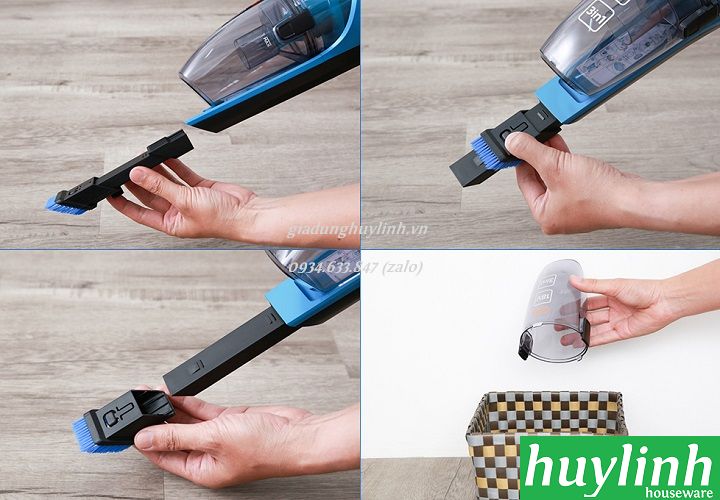 Máy hút bụi lau sàn 3 trong 1 Philips FC6404 – 18V 6