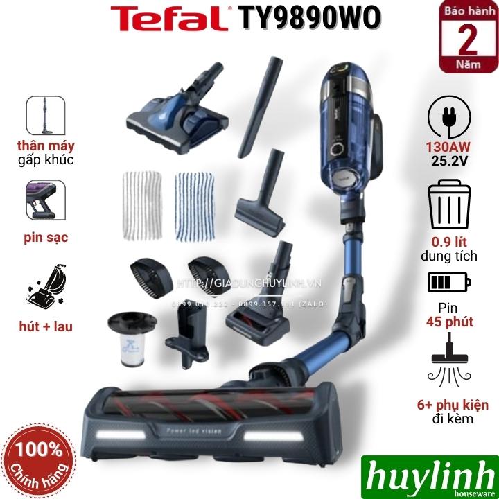 Máy hút bụi lau sàn không dây Tefal TY9890WO - X-force Flex 11.60