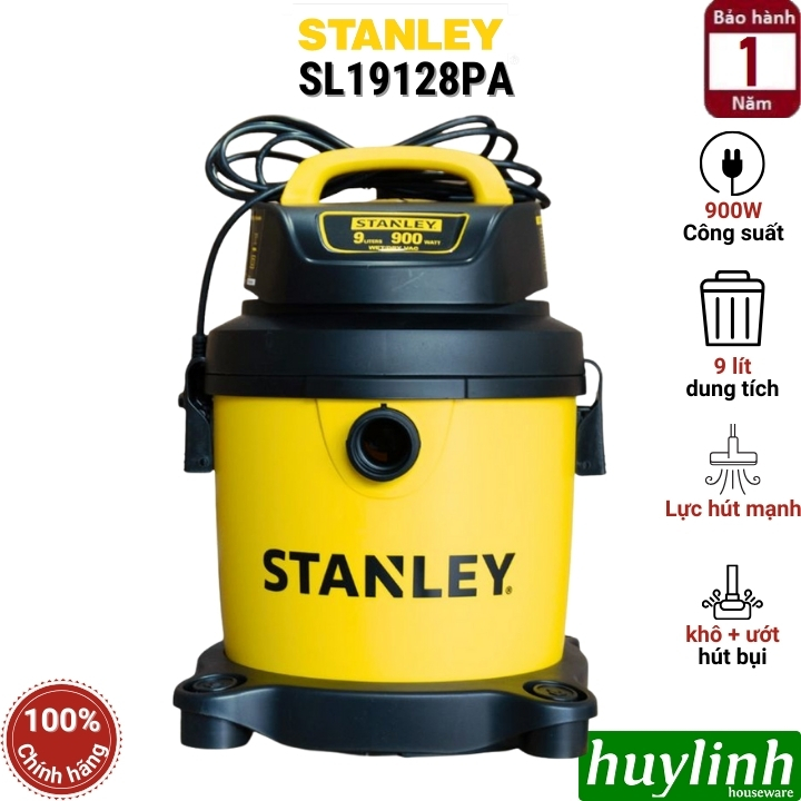 Máy hút bụi khô và ướt Stanley SL19128PA