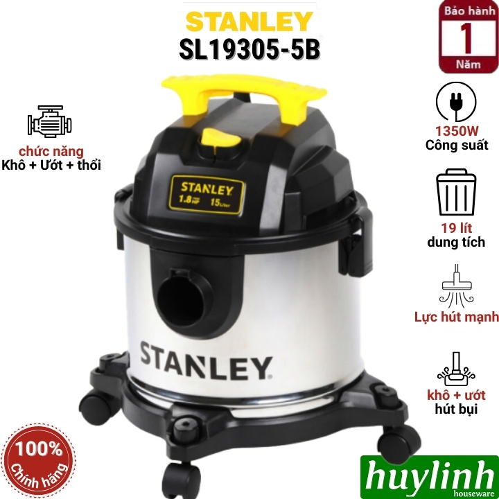 Máy hút bụi khô và ướt Stanley SL19305-5B