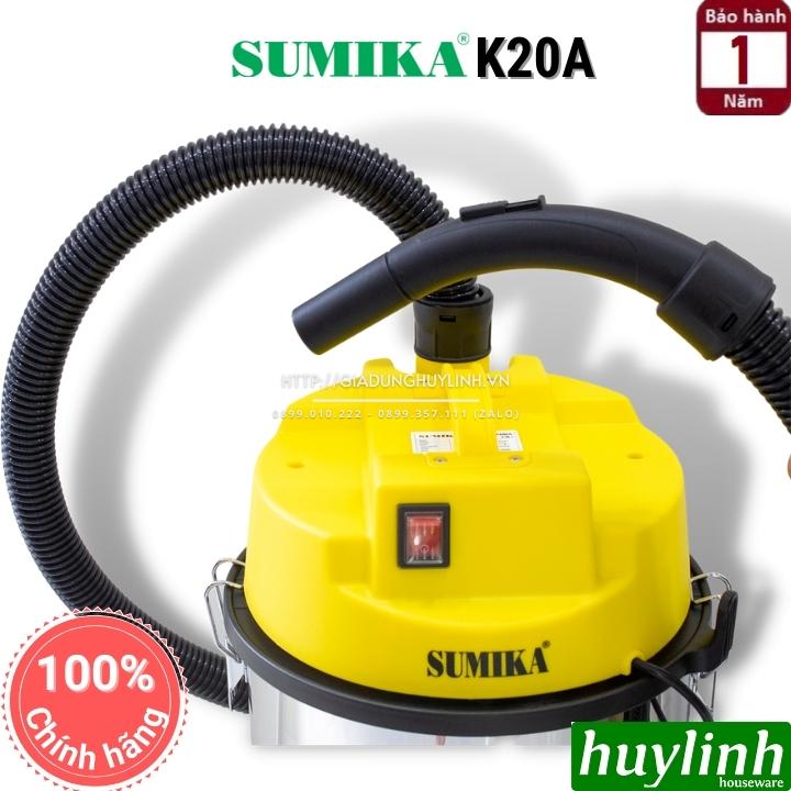 Máy hút bụi Sumika K20A - 20 lít - Hút khô + hút ướt + thổi bụi 5