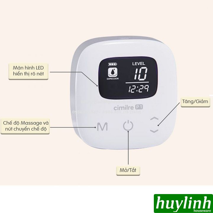 Máy hút sữa điện đôi Cimire P1 - Made in Hàn Quốc 4