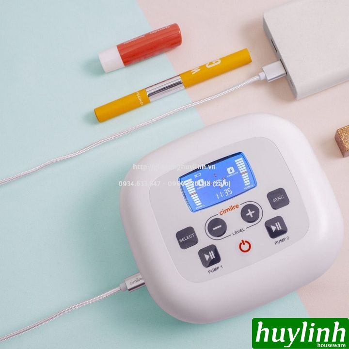 Máy hút sữa điện đôi độc lập Cimilre S5 Plus - Made in Hàn Quốc 3