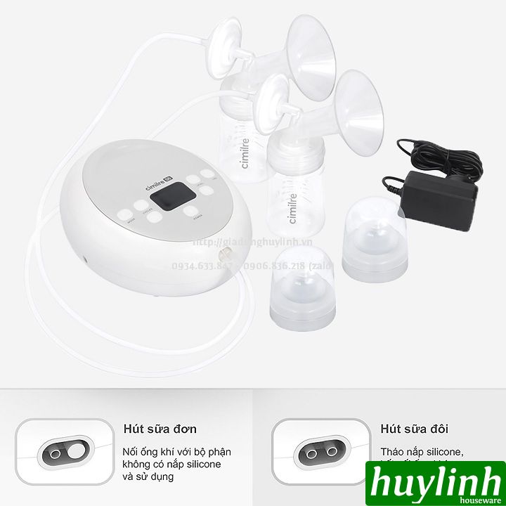 Máy hút sữa điện đôi Cimilre S6 - Made in Hàn Quốc 5