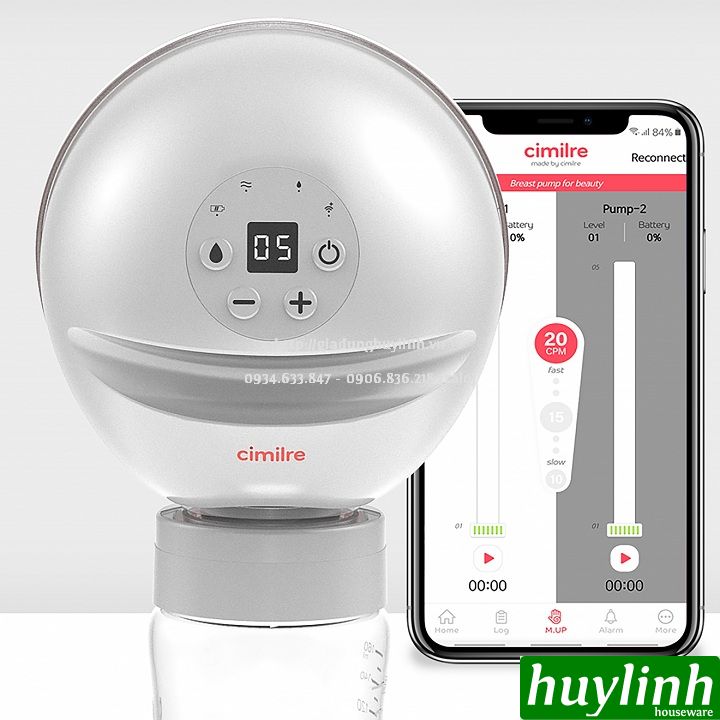 Máy hút sữa điện không dây Cimilre Free T - Made in Hàn Quốc 2