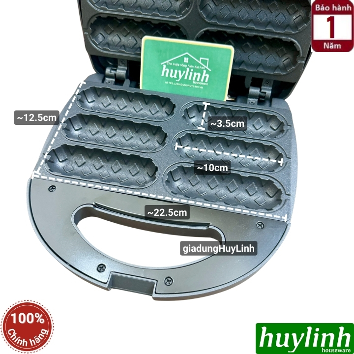 Máy nướng bánh hình xúc xích – waffle Tiross Ts9668 25