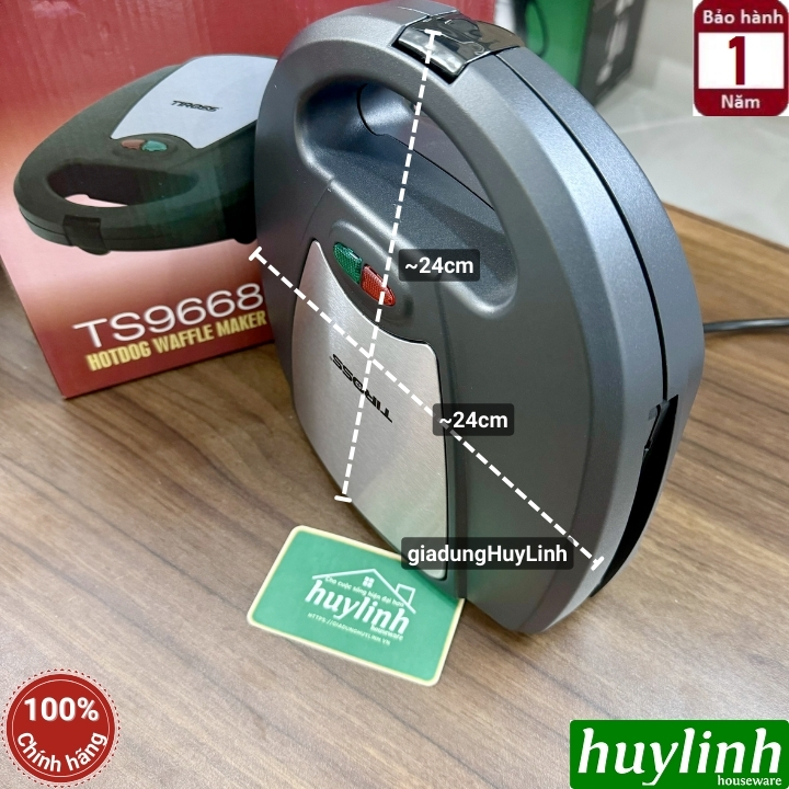 Máy nướng bánh hình xúc xích – waffle Tiross Ts9668 3