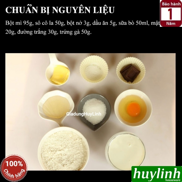 Máy làm - nướng bánh waffle đôi Tiross TS9771 5