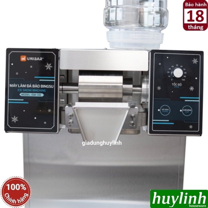 Máy làm đá bào Bingsu Hàn Quốc Unibar ISM-130 2