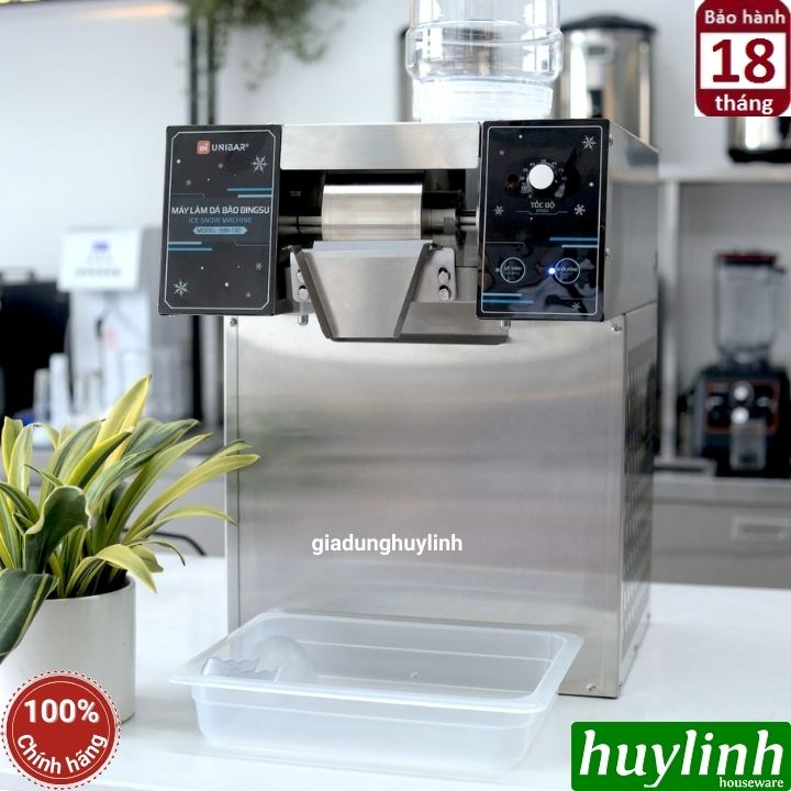 Máy làm đá bào Bingsu Hàn Quốc Unibar ISM-130 4