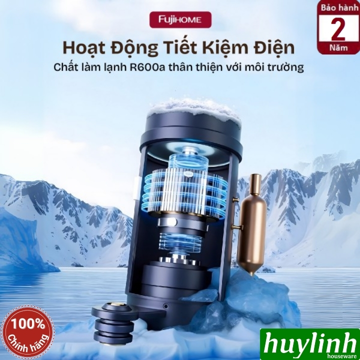 Máy làm đá viên gia đình Fujihome IM1218 8