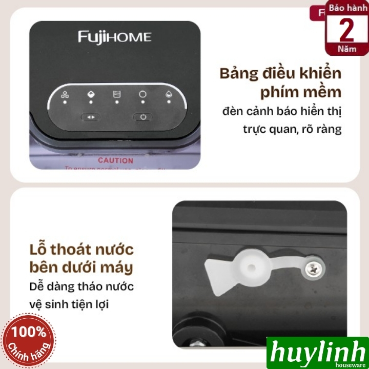 Máy làm đá viên gia đình Fujihome IM1218 3