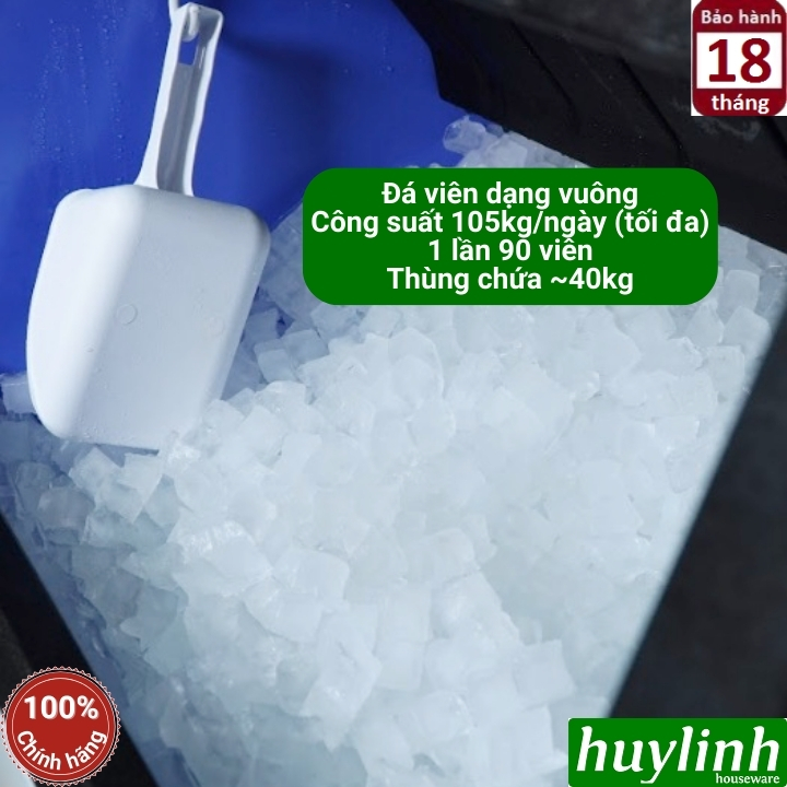 Máy làm đá viên Yubann YB-TH500 - công suất 250kg/ngày - 198 viên/lần 3