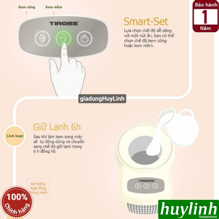 Máy làm kem Tiross TS9090 3